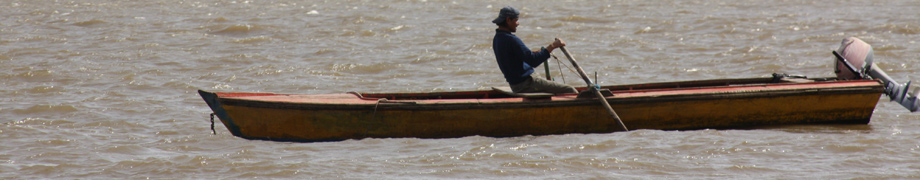 rowing in the Paraná River, Rosario, Argentina