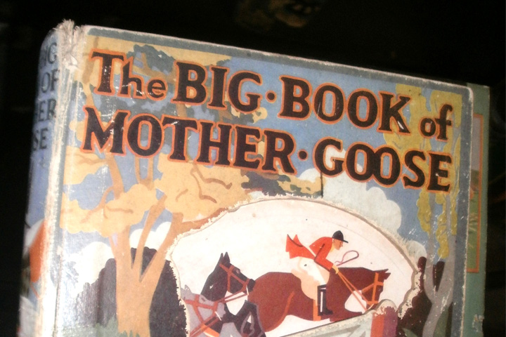 Cover detail from 'The Big Book of Mother Goose'