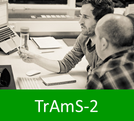 Graphic with text: trams2