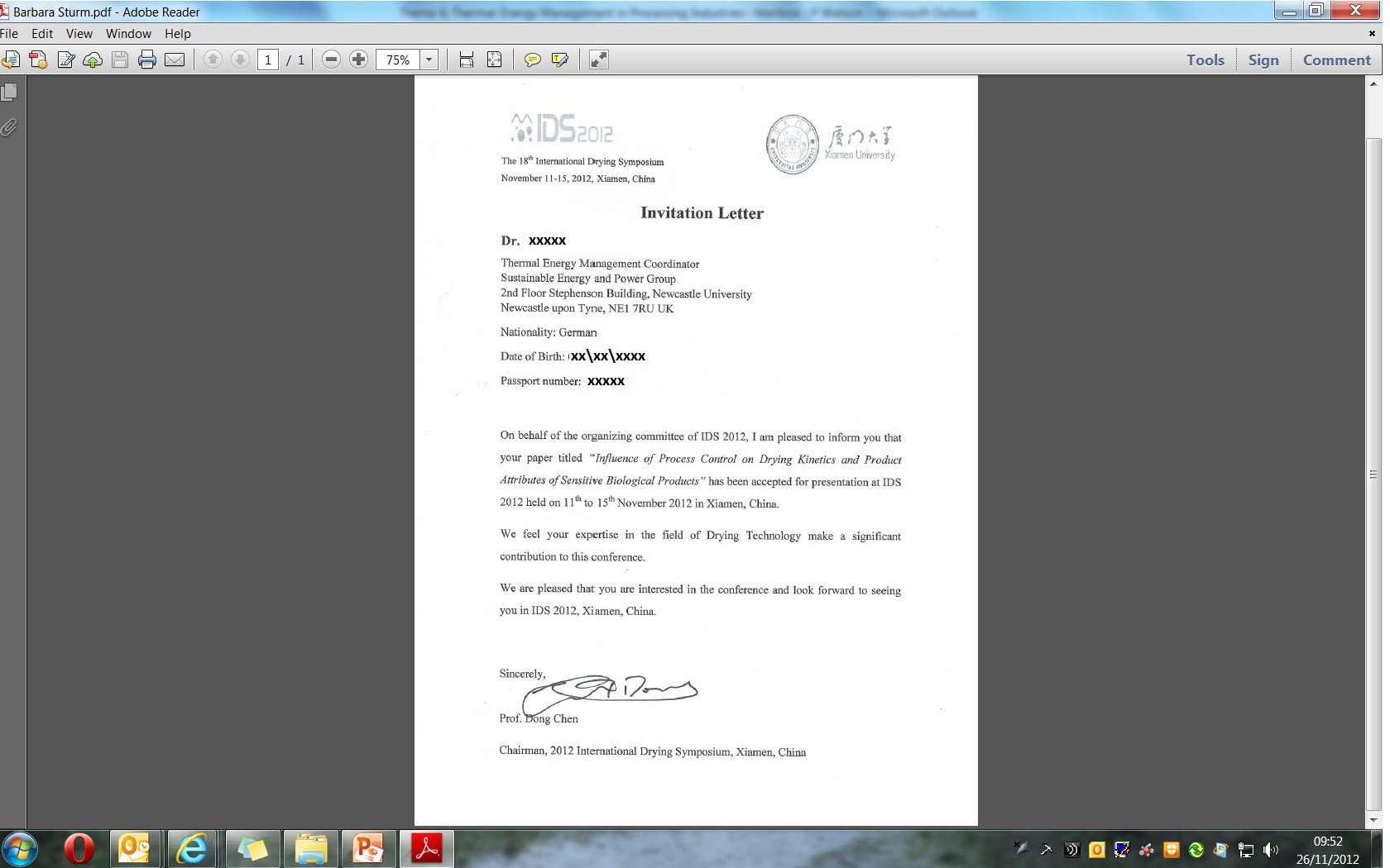 Contoh Invitation Letter Visa - Contoh Bee