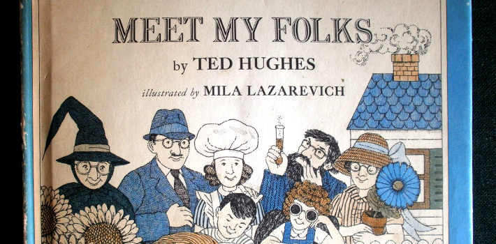 'Meet My Folks' by Ted Hughes book cover