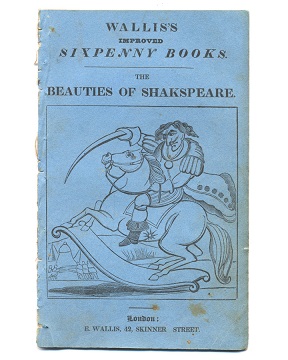 Cover of 'The Beauties of Shakespeare', Wallis.