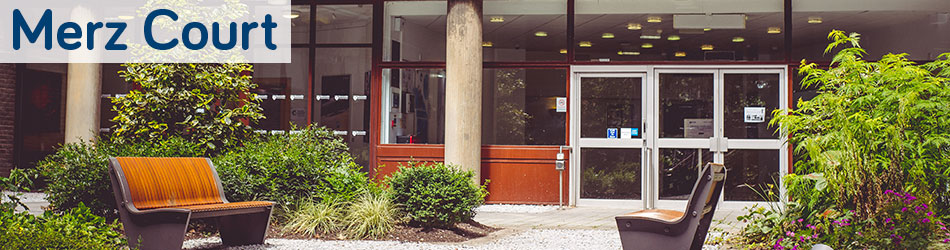 Entrance to Merz Court, School of Engineering, Newcastle University