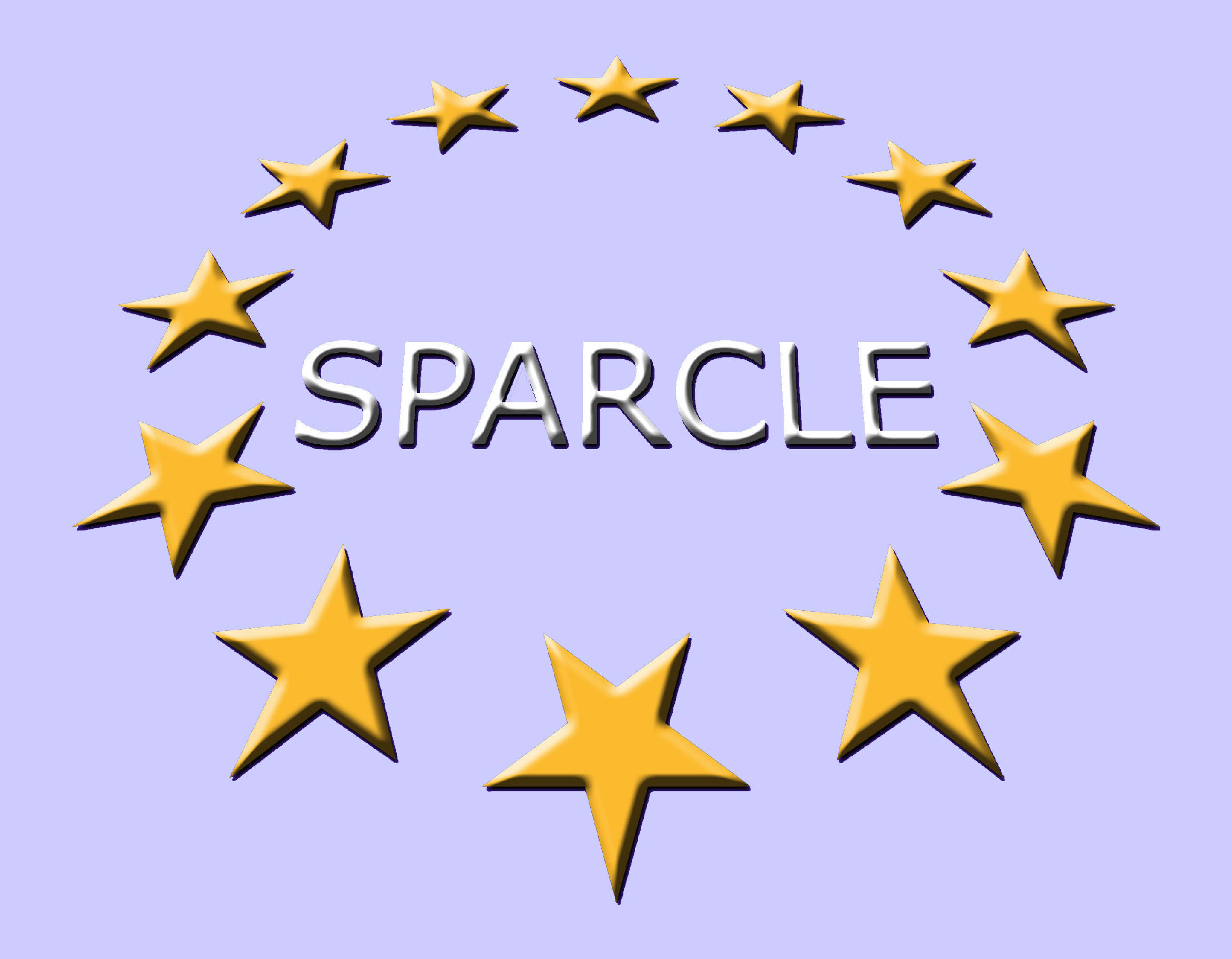 study logo which is made up of yellow stars around the word SPARCLE